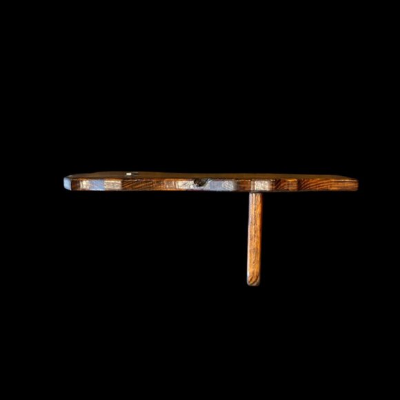 Vintage Solid Wood Oil Lamp Wall Sconce/Holder - Picture 6 of 6